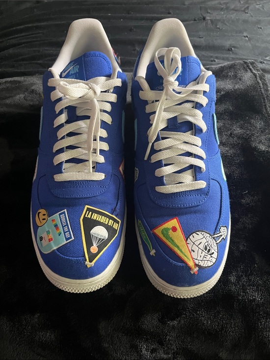 Nike Other - Nike Men’s Royal Blue Patchwork Sneakers